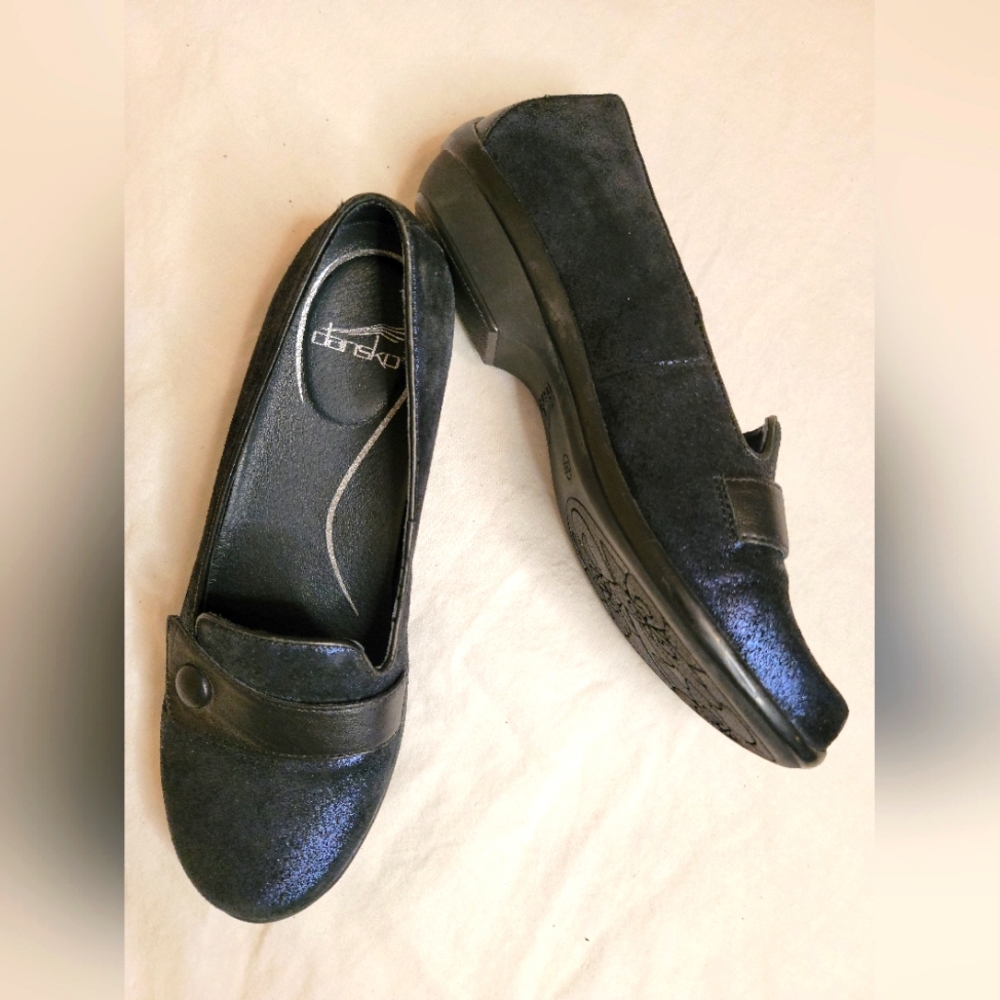 Dansko Metallic Olena Loafers 39